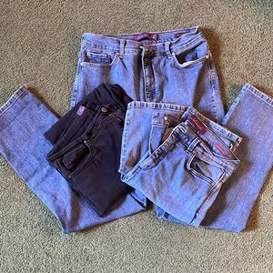 Three pairs Women’s jeans